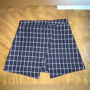 Mini skirt flannel pattern